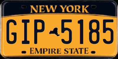 NY license plate GIP5185