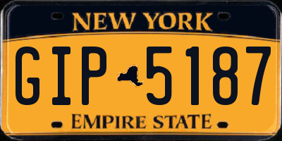 NY license plate GIP5187
