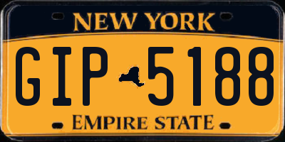NY license plate GIP5188