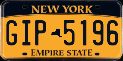 NY license plate GIP5196