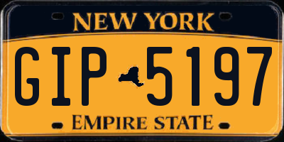 NY license plate GIP5197