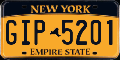 NY license plate GIP5201