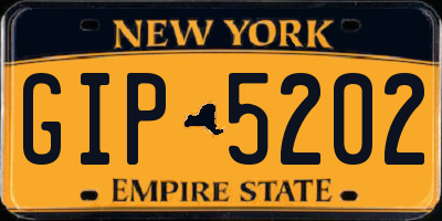 NY license plate GIP5202