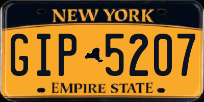 NY license plate GIP5207