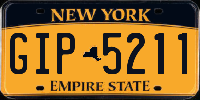 NY license plate GIP5211