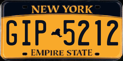 NY license plate GIP5212