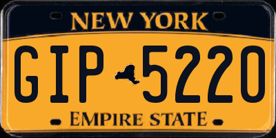 NY license plate GIP5220