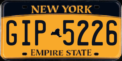 NY license plate GIP5226