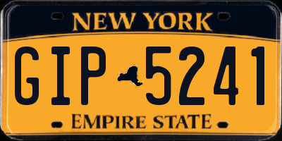 NY license plate GIP5241