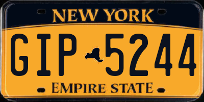 NY license plate GIP5244