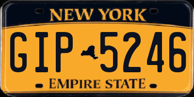 NY license plate GIP5246