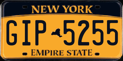 NY license plate GIP5255