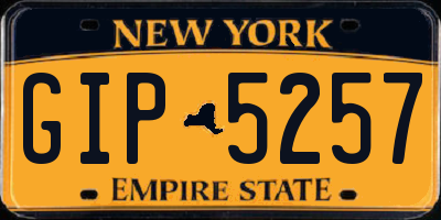 NY license plate GIP5257