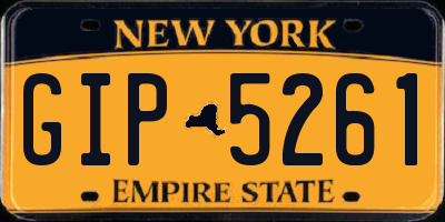 NY license plate GIP5261