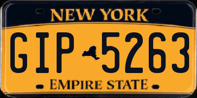 NY license plate GIP5263