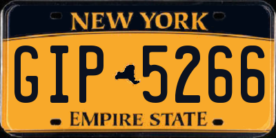 NY license plate GIP5266
