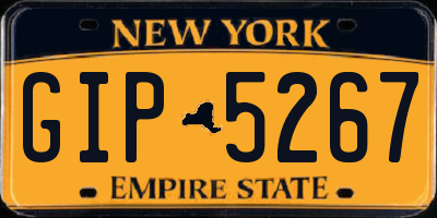 NY license plate GIP5267