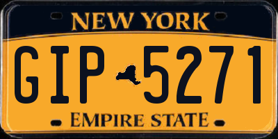 NY license plate GIP5271