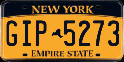 NY license plate GIP5273