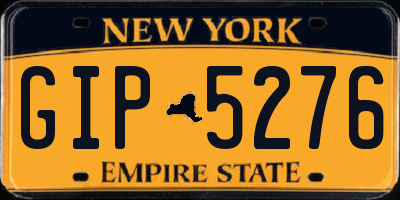 NY license plate GIP5276