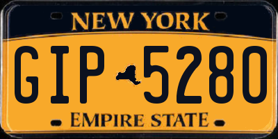 NY license plate GIP5280
