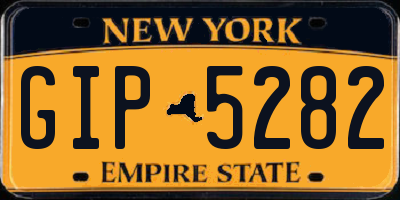 NY license plate GIP5282