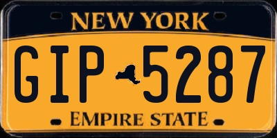 NY license plate GIP5287