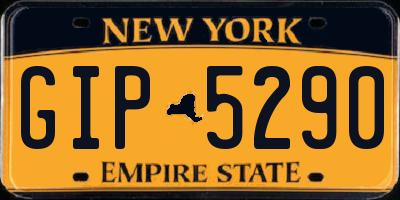 NY license plate GIP5290