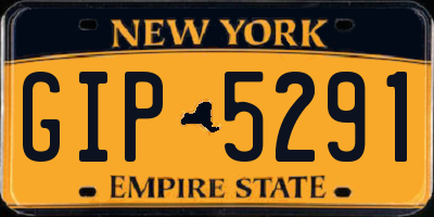 NY license plate GIP5291