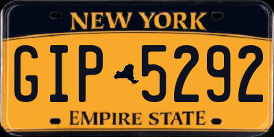 NY license plate GIP5292