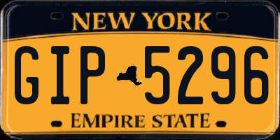 NY license plate GIP5296
