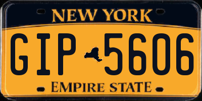 NY license plate GIP5606
