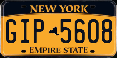 NY license plate GIP5608