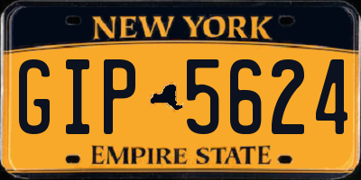 NY license plate GIP5624