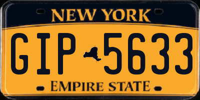 NY license plate GIP5633