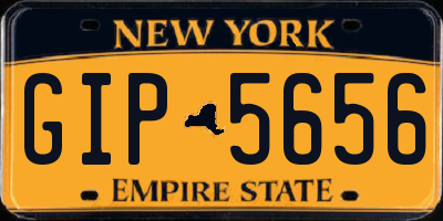 NY license plate GIP5656