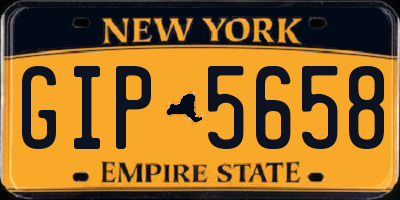 NY license plate GIP5658