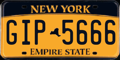NY license plate GIP5666