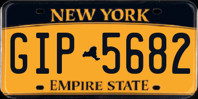 NY license plate GIP5682