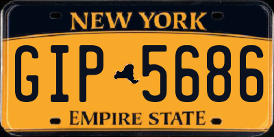 NY license plate GIP5686