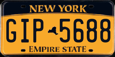 NY license plate GIP5688