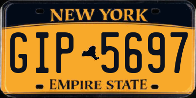 NY license plate GIP5697