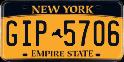 NY license plate GIP5706