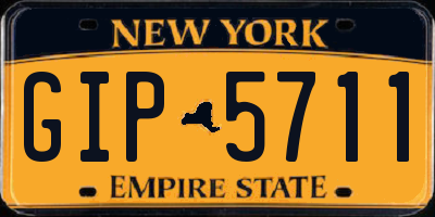 NY license plate GIP5711