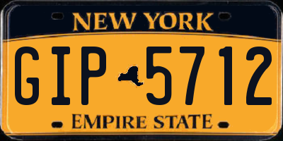 NY license plate GIP5712