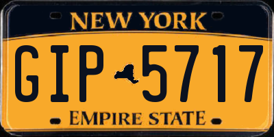 NY license plate GIP5717