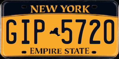 NY license plate GIP5720