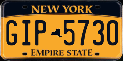 NY license plate GIP5730