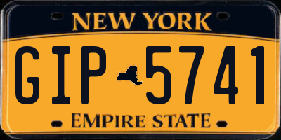 NY license plate GIP5741