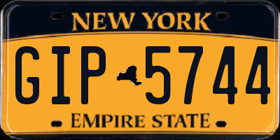 NY license plate GIP5744
